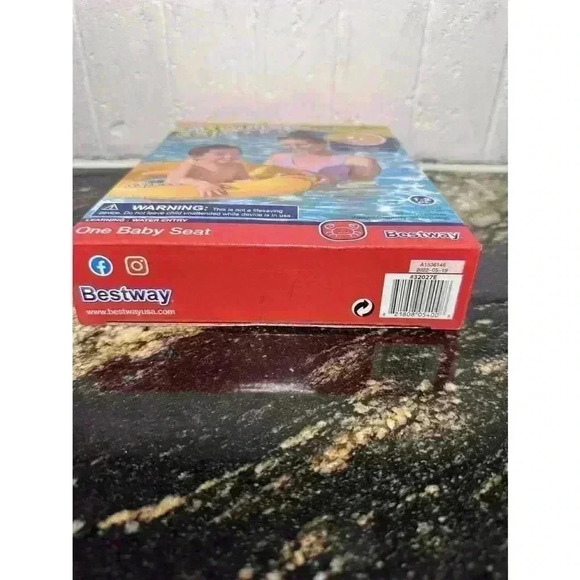 NEW!! Bestway H2O GO Baby Ring With Sun Yellow Pool Float For Kids Swim 1-2yrs! - Picture 9 of 10